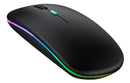 Mouse Sem Fio Recarregável Wireless Led Rgb Ergonômico Novo